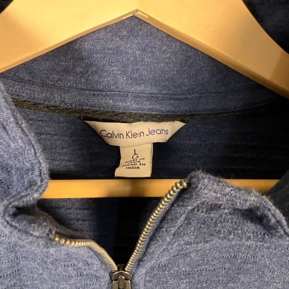 Calvin Klein Jeans Quarter Zip Sweater - Picture 2 of 3